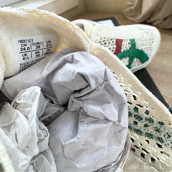 New Onitsuka Tiger Mexico 66 Sabot Slip On Shoes Slipper Mesh Cream Green Red - Picture 10 of 14